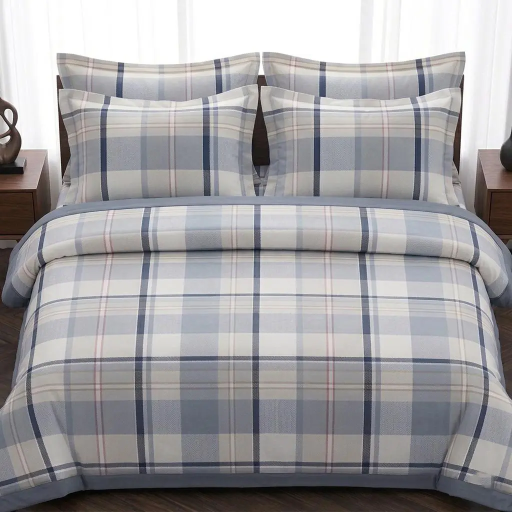 Sarom Bedsheet | 100% Cotton | King Size Bedsheet (Fade-Resistant Reactive Prints, King Size (108 × 108 inches))